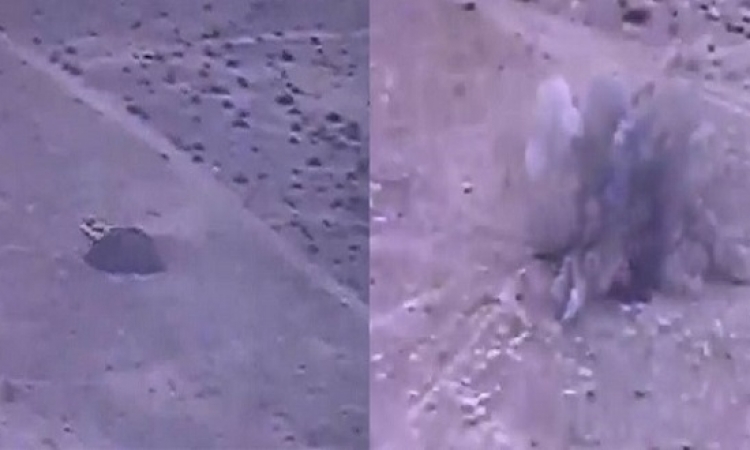 الجيش يكتشف ويدمير عربة مفخخة تابعة للعناصر التكفيرية بشمال سيناء