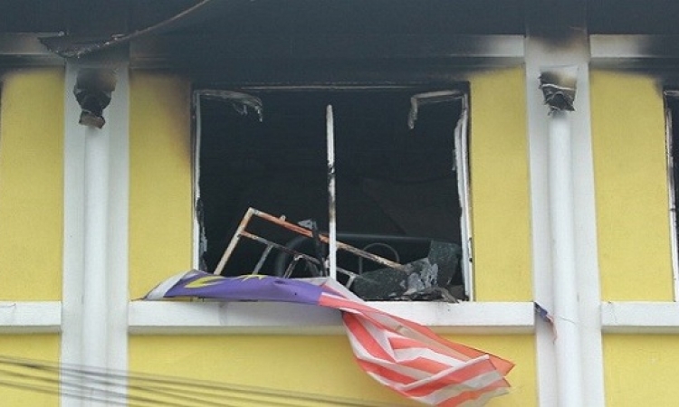 بالصور .. وفاة 25 فى حريق بمدرسة دينية فى ماليزيا