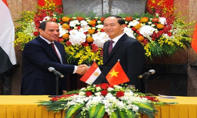 السيسى يدعو رجال الصناعة الفيتناميين إلى الاستثمار فى مصر