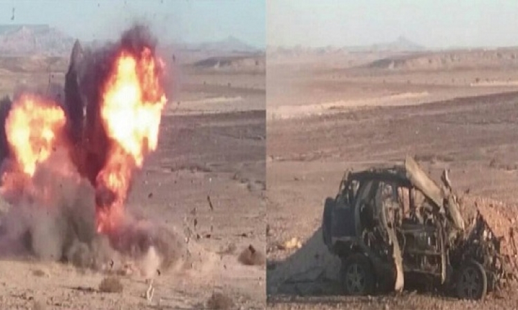 الجيش يضبط تكفيرين ويدمر سيارة يستخدمها الارهابيين بوسط سيناء
