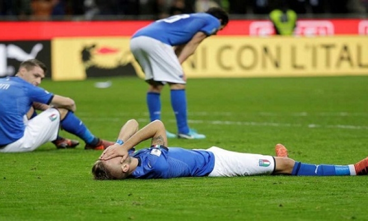 إيطاليا تفشل فى التأهل للمونديال لأول مرة منذ 60 عاماً