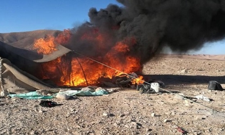 بالصور .. الجيش الثالث يقتل تكفيرى ويدمر 5 أوكار للإرهابيين بوسط سيناء