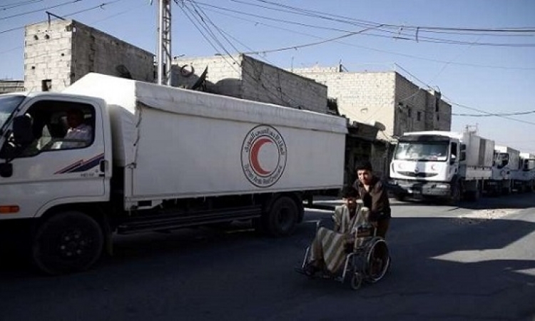 الأمم المتحدة تسيّر قافلة مساعدات إنسانية إلى الغوطة الشرقية