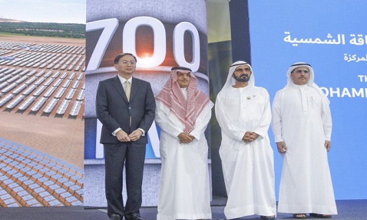 وضع حجر الأساس لأكبر مشروع للطاقة الشمسية المُركَّزة في العالم بقدرة 700 ميجاوات في دبي