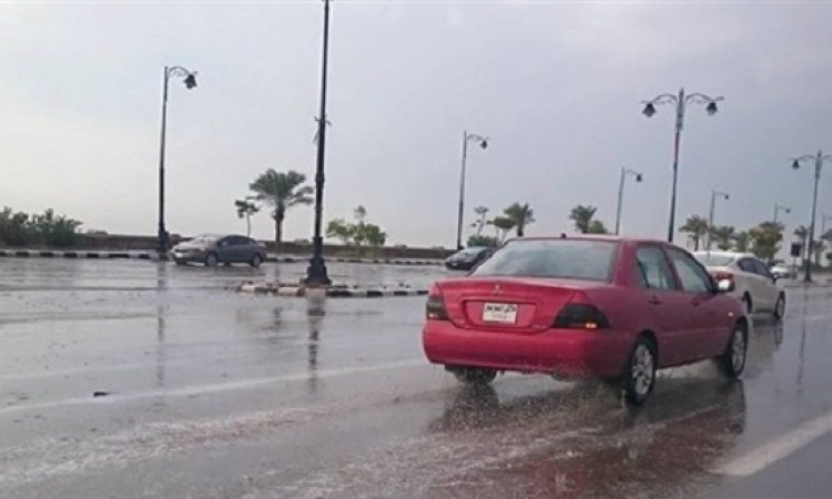 أمطار رعدية تضرب شمال سيناء