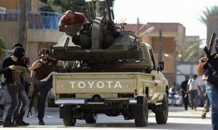 هجوم مسلح على مركز للشرطة فى إجدابيا الليبية