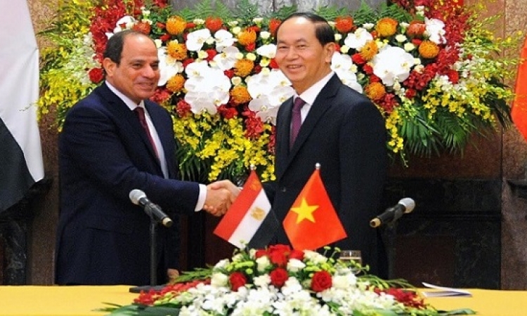 قمة مصرية – فيتنامية اليوم بالقاهرة بين الرئيسين السيسى وكوانج