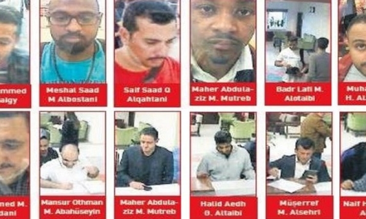 نشر صور وأسماء سعوديين قيل إنهم وصلوا اسطنبول وغادروها يوم اختفاء خاشقجي