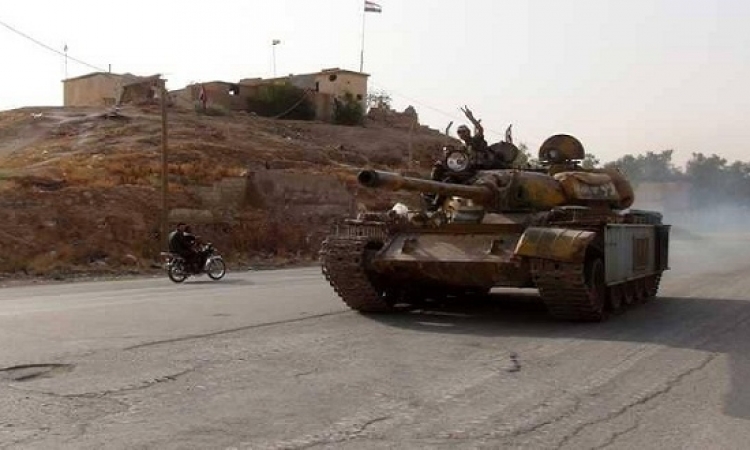 الجيش السورى يوجه ضربات على تجمعات لإرهابيى جبهة فتح الشام بإدلب