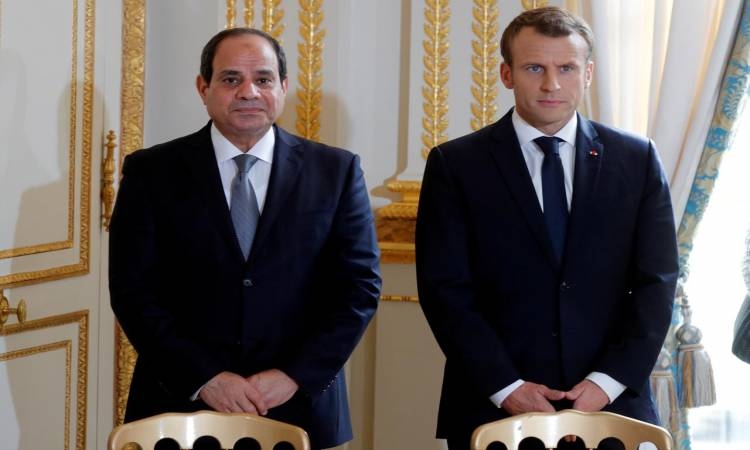 السيسى يدعو الشركات الفرنسية لتعظيم استثماراتها فى مصر