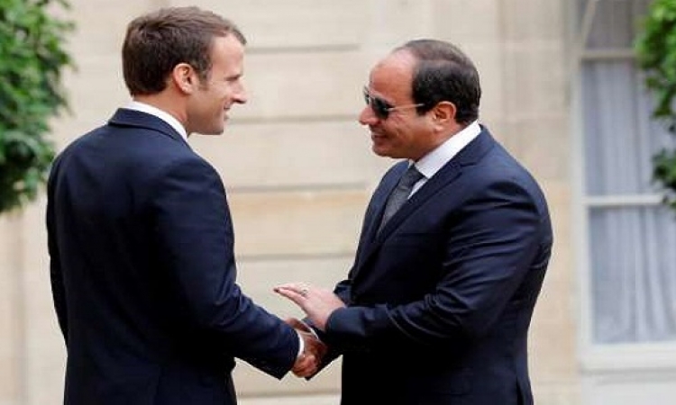 قمة مصرية – فرنسية اليوم بالإليزيه بين السيسي وماكرون لبحث تعزيز العلاقات الثنائية والتعاون الإفريقى الفرنسي