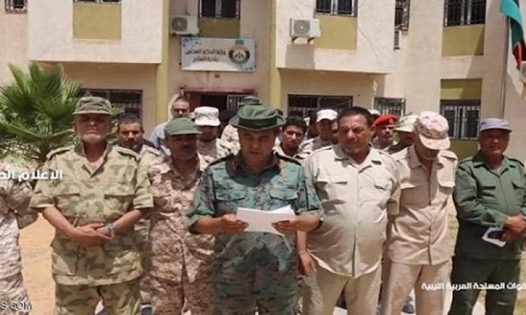 انشقاق كتيبة مشاة تابعة لميليشيات طرابلس وانضمامها للجيش الليبي
