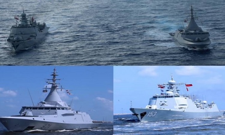 القوات البحرية المصرية والصينية تنفذان تدريبًا بحريًا عابرًا بالبحر المتوسط