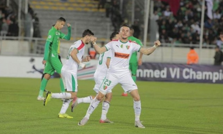 الرجاء المغربى يصعد لنهائى البطولة العربية رغم خسارته من المولودية