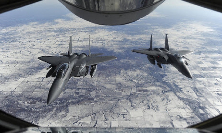 كبرى مناورات الحروب الجو– فضائية لسلاح الجو الأمريكى تدخل مراحلها النهائية