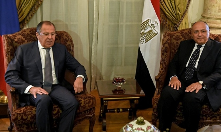 وزير خارجية روسيا يزور القاهرة ويجرى مباحثات مع سامح شكرى يعقبها مؤتمر صحفى