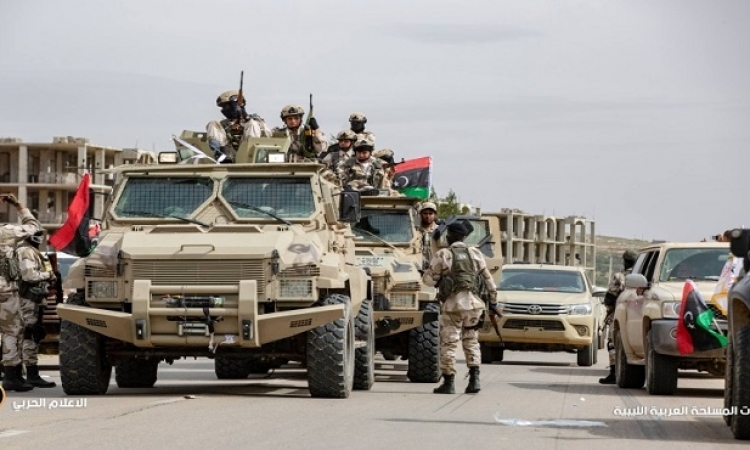 بعد معركة القطرون .. الجيش الليبي يرسل إمدادات عسكرية إلى الجنوب لتضيق الخناق على داعش