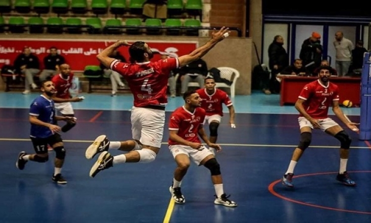 الأهلى يواجه بطل العراق فى افتتاح البطولة العربية لأندية الكرة الطائرة