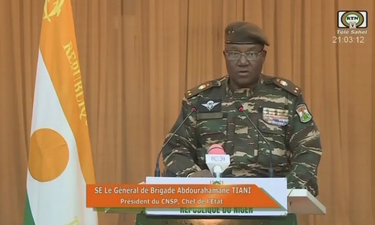رئيس المجلس العسكري بالنيجر : أى تدخل لإيكواس سيعتبر احتلال وسنرد عليه بقوة