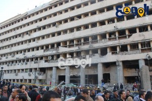 مديرية امن القاهرة بعد الانفجار